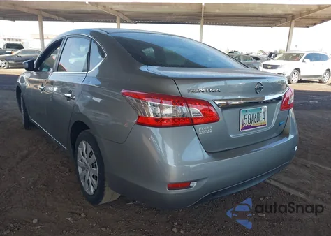 2014 Nissan Sentra Sv z USA, uszkodzony, nr VIN 3N1AB7AP8EY223096